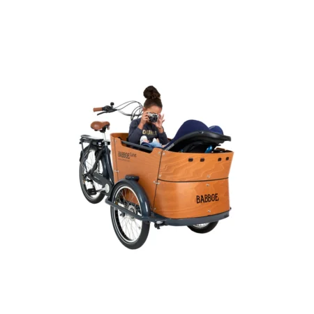 Babboe Curve-E Lasten E-Bike Buche 374 Wh Scheibenbremsen (hinten+vorne)